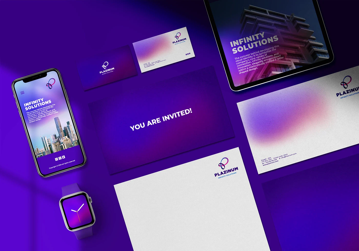 Plazinum Visual Identity